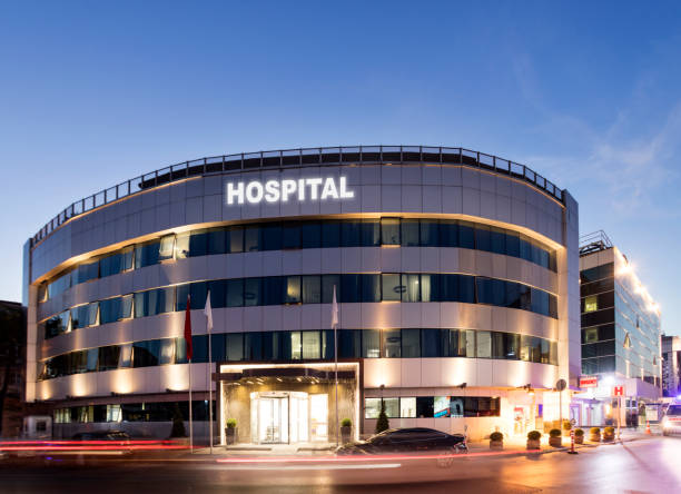 modern hospital building